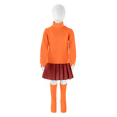 Velma Kinder Mädchen Cosplay Kostüm Outfits Halloween Karneval Anzug